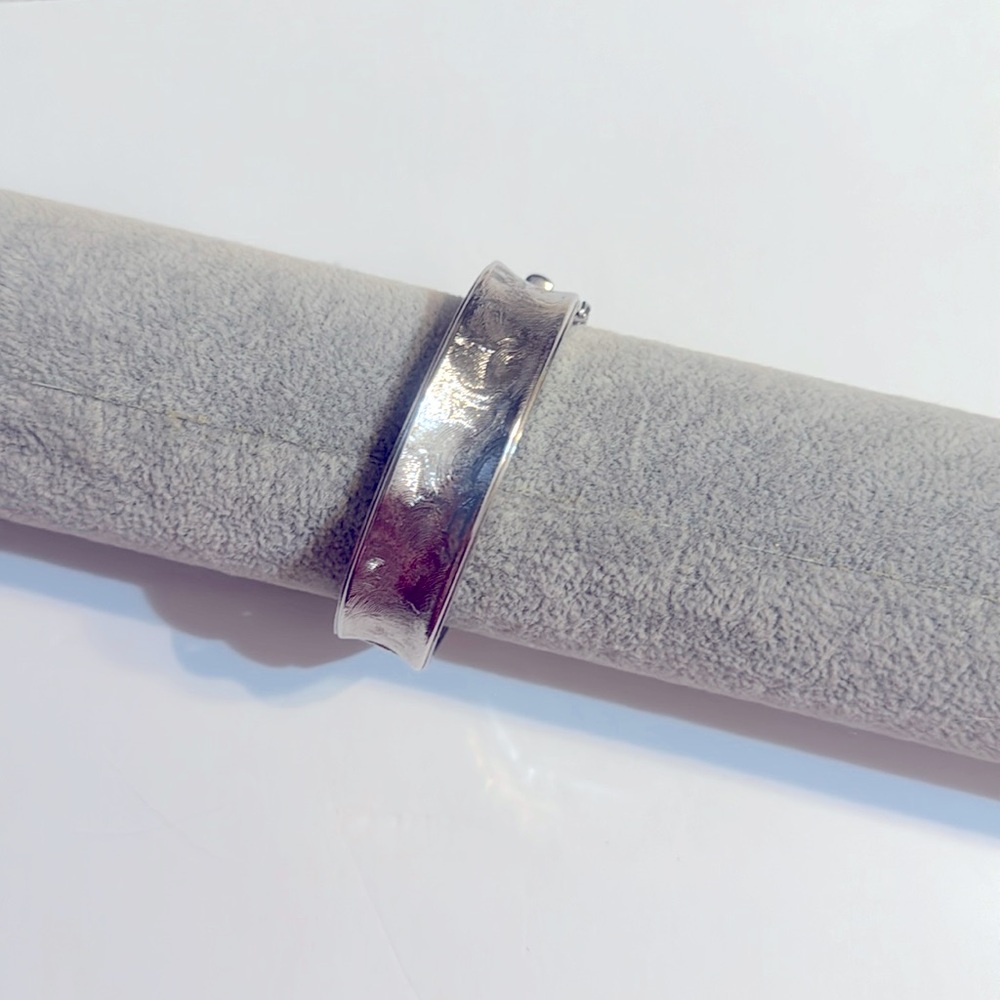 Sarah Coventry 1960 silver bracelet with guard chain
